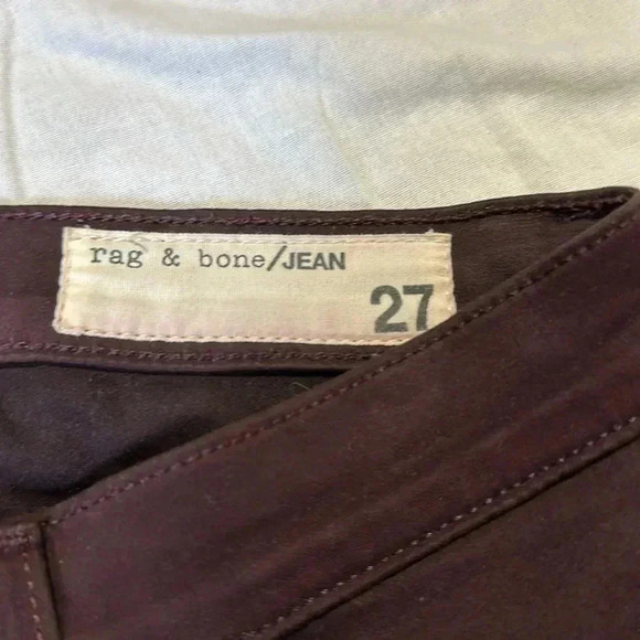 Rag & Bone Legging Skinny Jeans in Mulberry Size 27 - Picture 5 of 10